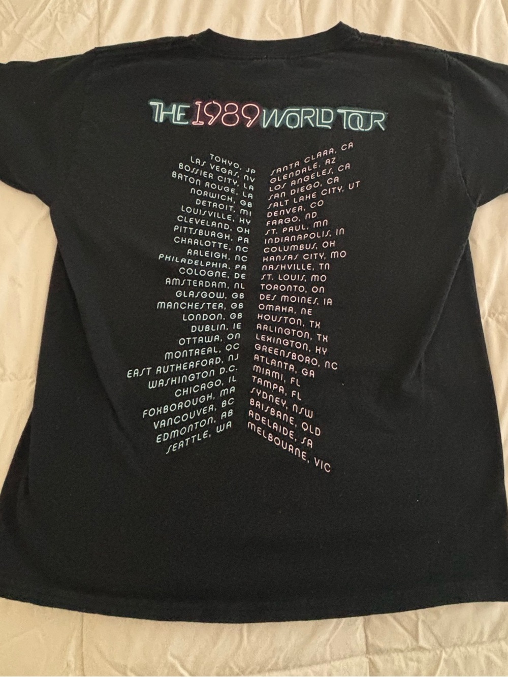 Taylor Swift Concert Merch Tshirt
